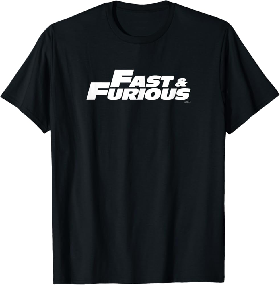 Amazon | ワイルド・スピード(FAST & FURIOUS) whiteロゴ Tシャツ | T Amazon | ワイルド・スピード(FAST & FURIOUS) whiteロゴ Tシャツ | T